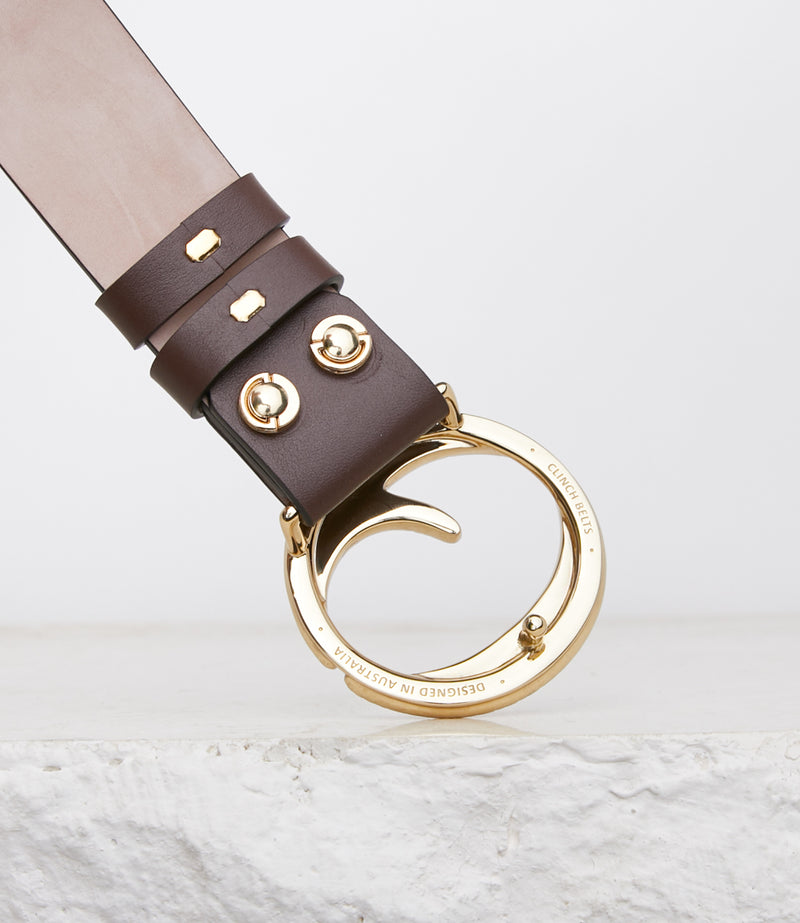 Classic Chocolate Belt – Clinch Belts