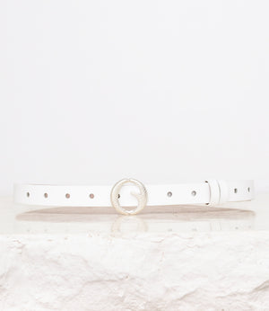 Mini Sterling Silver & White Belt