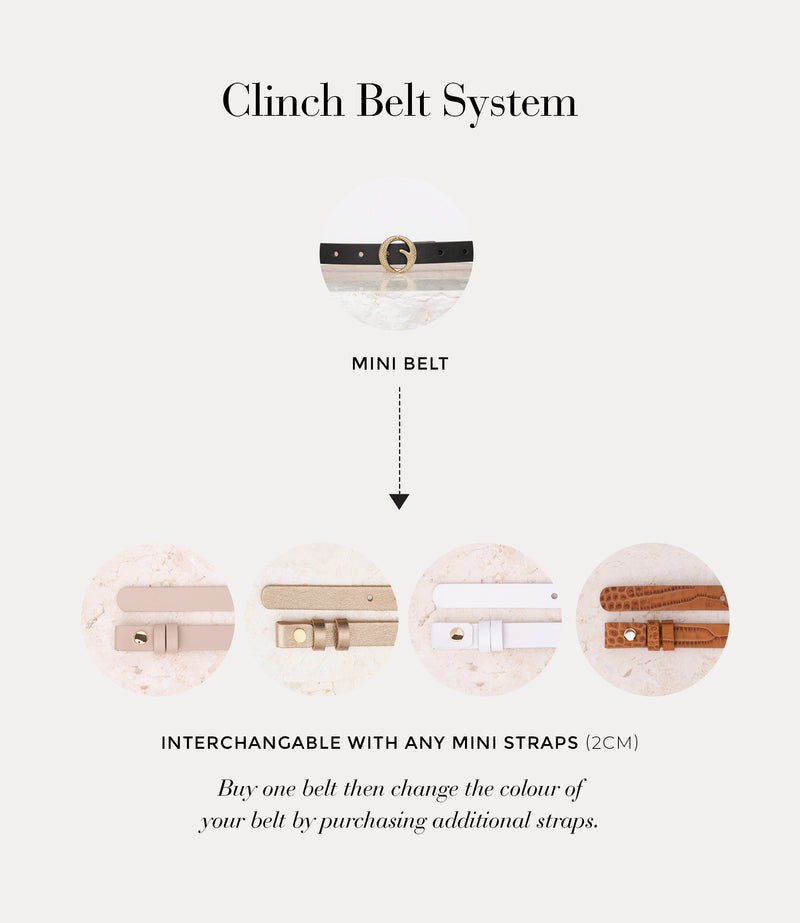 Mini Cream Belt